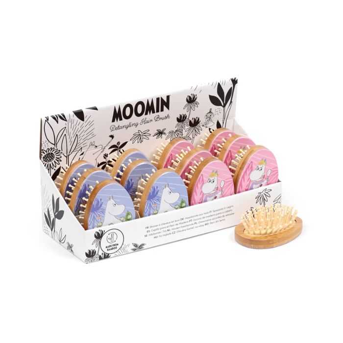 Moomin Tammi Shaped Bamboo Hair Brush
