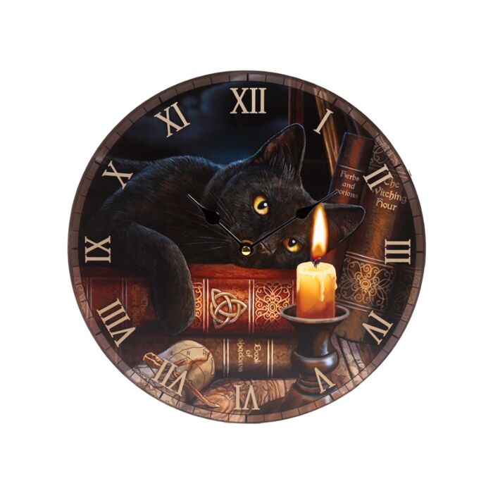 Lisa Parker Witching Hour Cats Picture Clock