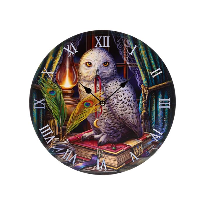 Lisa Parker Guardian of Spells Owl Picture Clock