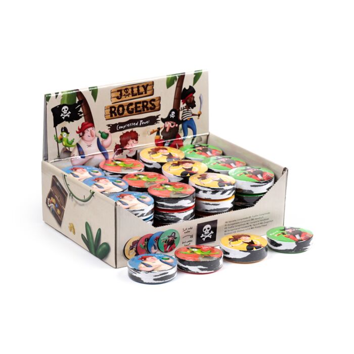 Jolly Rogers Pirate Compressed Travel Towel