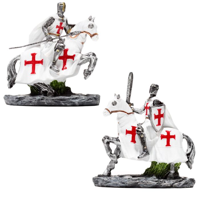 Crusader Knight on Horseback Defender