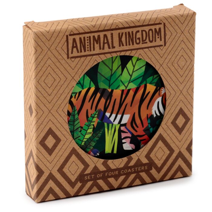 Animal Kingdom Set of 4 Cork Coasters