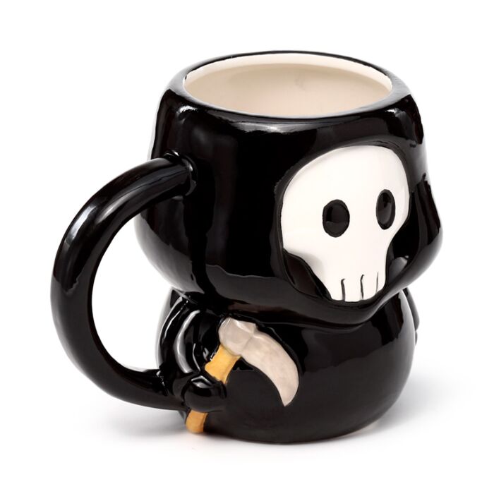 Skull Boy Ceramic Shaped Mug