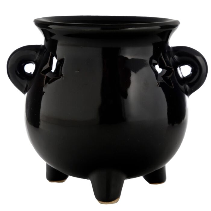 Eden Large Black Cauldron Oil Burner