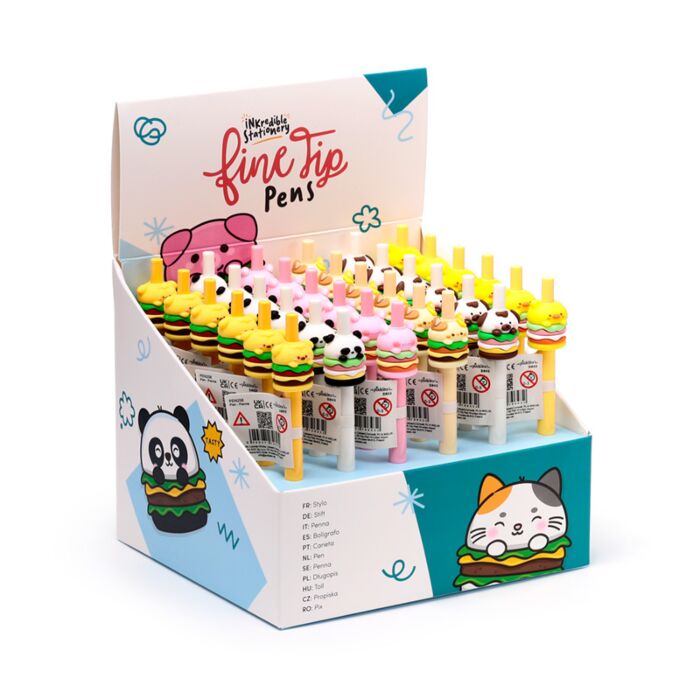 Foodiemals Cute Hamburger Fine Tip Pen