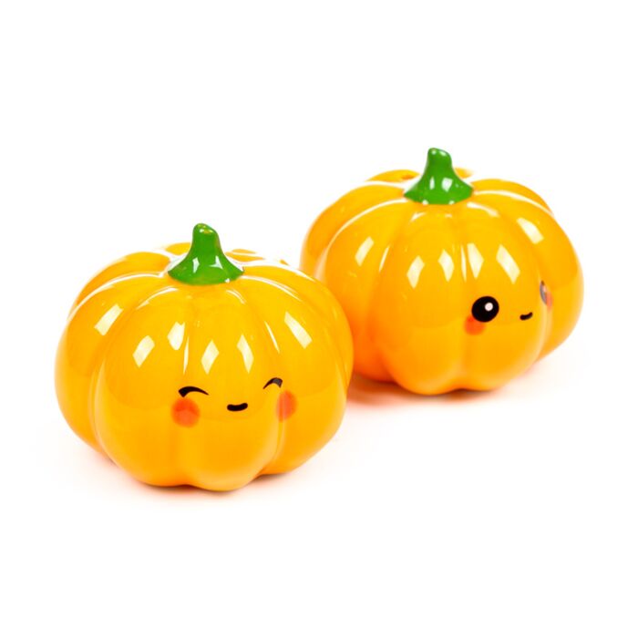 Pumpkin Foodiemals Ceramic Salt & Pepper Set