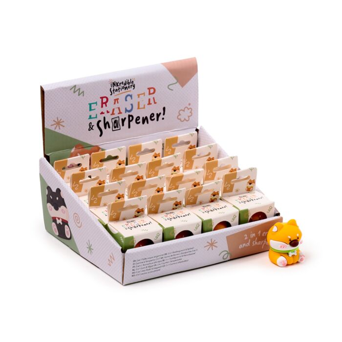 Shiba Inu Dog 2-in-1 Sharpener & Eraser
