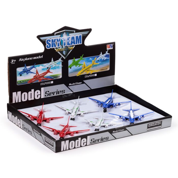 Sky Team Jet Light & Sound Friction Pull Back Action Toy