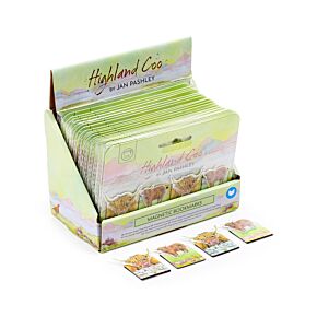 Jan Pashley Highland Coo Magnetic Bookmark Set Jan Pashley Highland Coo Magnetic Bookmark Set