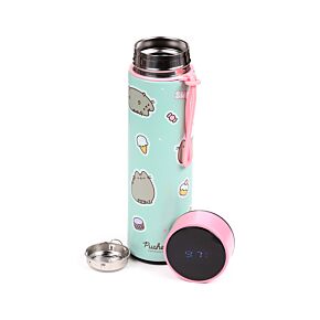 Pusheen the Cat Sweets Hot & Cold Digital Thermometer Bottle Pusheen the Cat Sweets Hot & Cold Digital Thermometer Bottle
