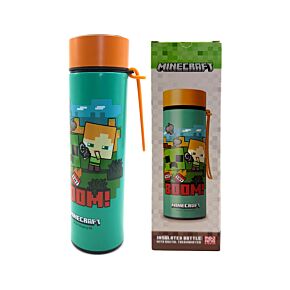 Minecraft BOOM Hot & Cold Digital Thermometer Bottle Minecraft BOOM Hot & Cold Digital Thermometer Bottle