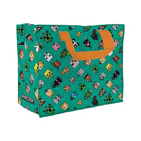 Minecraft Chibi Zip Up Laundry Storage Bag Minecraft Chibi Zip Up Laundry Storage Bag