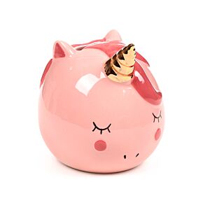 Enchanted Rainbows Unicorn Pink Ceramic Money Box Enchanted Rainbows Unicorn Pink Ceramic Money Box