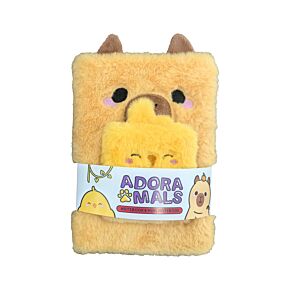 Capybara Plush Notebook with Pouch & Mini Notebook Capybara Plush Notebook with Pouch & Mini Notebook