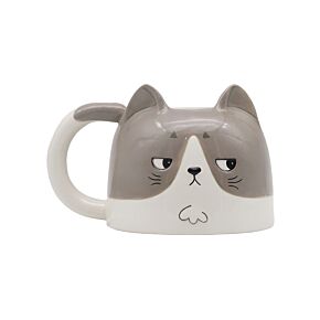 Beans & Co Cats Gatsby the Cat Ceramic Shaped Mug Beans & Co Cats Gatsby the Cat Ceramic Shaped Mug