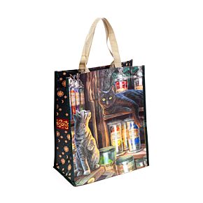 Lisa Parker Magical Emporium Cat Reusable Shopping Bag Lisa Parker Magical Emporium Cat Reusable Shopping Bag