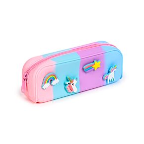 Unicorn Magic Charms Silicone Pencil Case