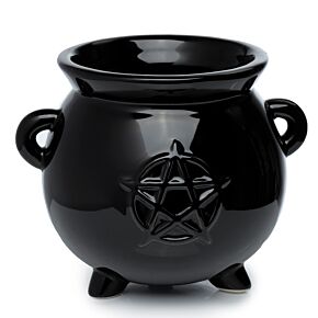 Black Witches Cauldron Shaped Ceramic Indoor Freestanding Planter/Plant Pot Black Witches Cauldron Shaped Ceramic Indoor Freestanding Planter/Plant Pot