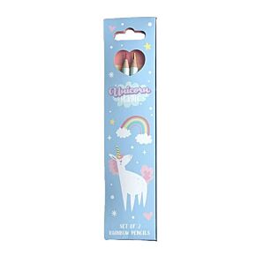 Unicorn Magic Set of 2 Rainbow Pencils