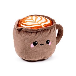 Foodiemals Cappuccino Microwavable Plush Lavender Heat Pack Foodiemals Cappuccino Microwavable Plush Lavender Heat Pack