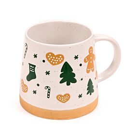 Gingerbread Man Tapered Stoneware Mug Gingerbread Man Tapered Stoneware Mug