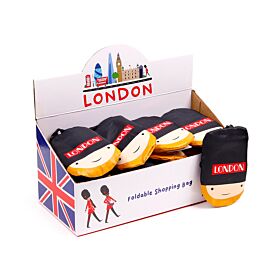 Foldable Reusable Shopping Bag London Souvenir Guardsman
