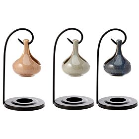 Eden Teardrop Shape Hanging Oil Burner with Stand Eden Teardrop Shape Hanging Oil Burner with Stand