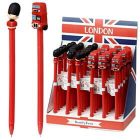 London Souvenir Guardsman & Routemaster Bus Fine Tip Pen