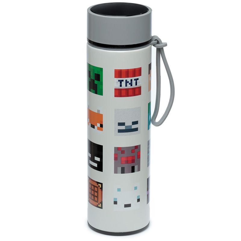 Minecraft Faces Hot & Cold Digital Thermometer Bottle