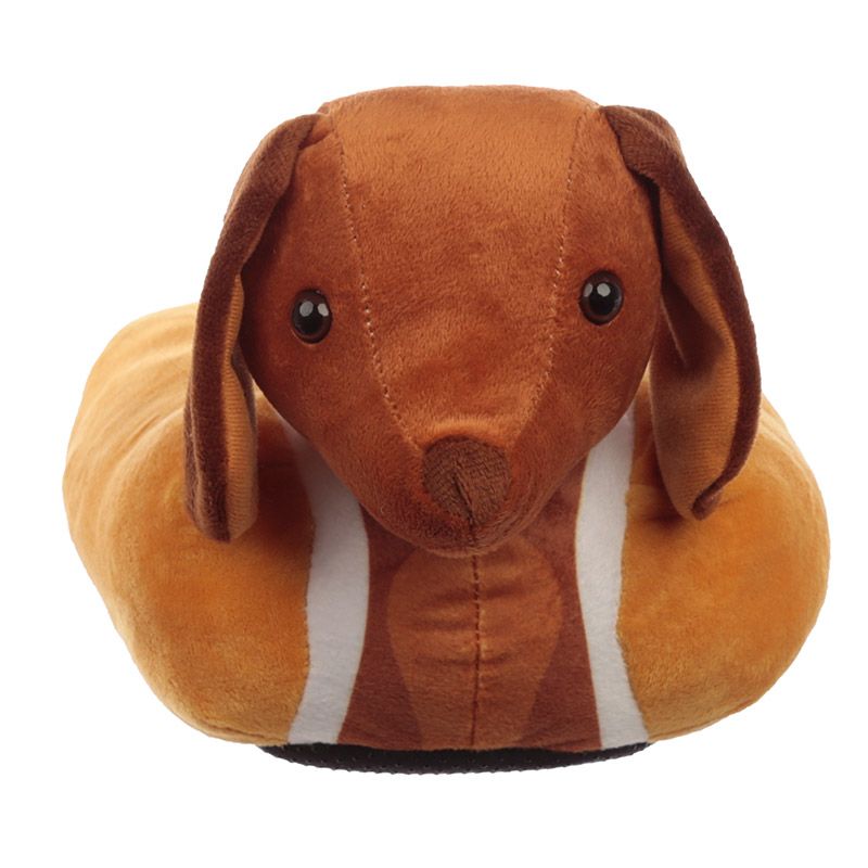 Fast Food Sausage Dog Slippers (Unisex One Size)