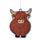 Autumn Leaves Highland Coo Cow Air Freshener