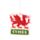 Vanilla Welsh Dragon Wales (Cymru) Air Freshener