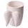 White Angel Wings Ceramic Shaped Handle Mug