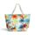 Multi Coloured Palm Trees Beach Bag & Mini Zip Up Pouch