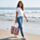 Multi Coloured Mandala Beach Bag & Mini Zip Up Pouch