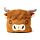 Blankeazzz Highland Coo 2-in-1 Plush Toy & Travel Blanket