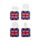 London Souvenir Shaped Magnetic Bookmark Set