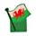 Welsh Dragon Wales (Cymru) Magnetic Bookmark Set