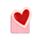 Amore Heart Magnetic Bookmark Set