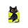 Lucky the Black Cat Magnetic Bookmark Set