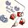Skulls & Roses Magnetic Bookmark Set