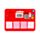 Cherry Magnetic Bookmark Set