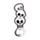Spooky Skulls PVC Bottle Opener