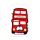 London Souvenir Red London Bus PVC Bottle Opener
