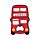 London Souvenir Red London Bus PVC Bottle Opener