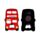 London Souvenir Red London Bus Magnetic PVC Bottle Opener