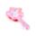 Unicorn Magic Star Shaped Glitter Hair Brush