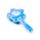 Unicorn Magic Star Shaped Glitter Hair Brush