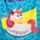 Vacation Vibes Unicorn Microfibre Beach Towel