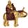Lucky Buddha Sitting on Glitter Elephant
